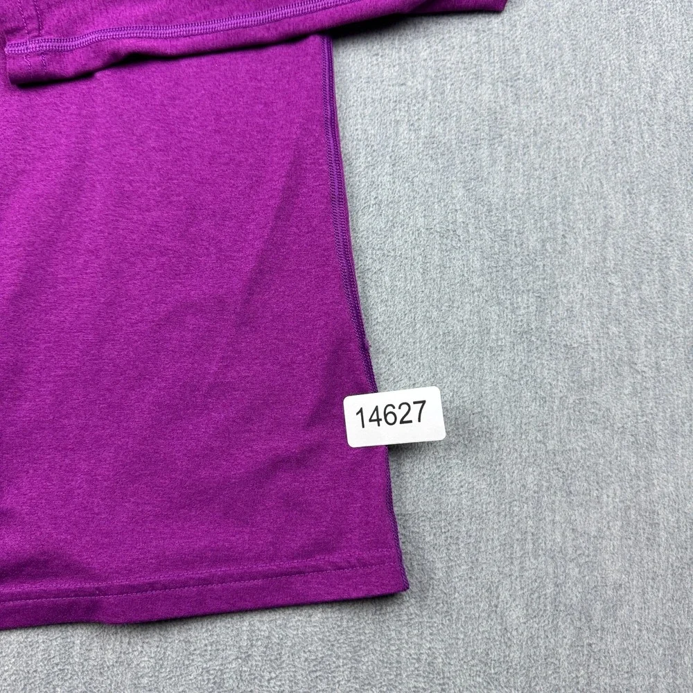 Nike Shirt Womens Small Purple Dri-Fit Performance Long‎ Short Sleeve Athletic